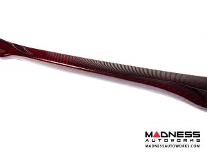 FIAT 500 Front Spoiler - Carbon Fiber - Red Candy
